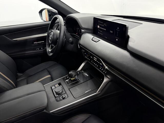 Mazda CX-60 2.5 e-SkyActiv PHEV Homura Plus Panoramadak, 360 Camera, Bose geluidsysteem, Head-up display, Memory stoelen, Elektrische achterklep, Stoelverwarming/Ventilatie, Leder, 6 jaar garantie