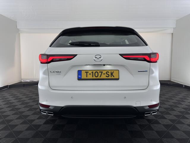 Mazda CX-60 2.5 e-SkyActiv PHEV Exclusive-Line [3-Fase] (Plug-in) (INCL.BTW) Aut. *LEATHER | HEAD-UP | FULL-LED | BLINDSPOT | HEATED/COOLD-COMFORTSEATS | MEMORY-PACK | DIGI-COCKPIT | KEYLESS | DAB | NAVI-FULLMAP | CAMERA | CARPLAY | SHIFTPADDLES* – foto 5