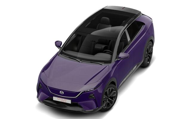 Mazda CX-6e Takumi Plus | Alarmsysteem | Automatisch dimmende binnenspiegel met randloos design | Draadloze Apple CarPlay en Android Auto(TM)