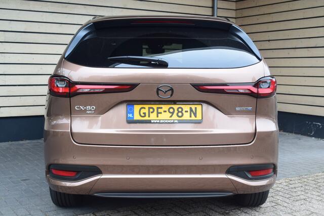 Mazda CX-80 2.5 e-SkyActiv PHEV Homura Plus - ¤ 4.000,- introductiekorting - Black Edition