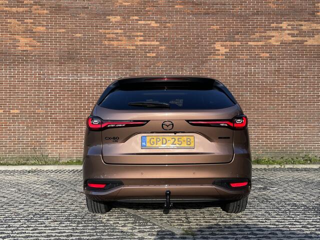 Mazda CX-80 2.5 e-SkyActiv PHEV 327 Homura Plus 6p. | AUTOMAAT | TREKHAAK | BLACK PACK | FULL-OPTION!!