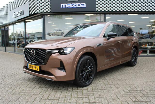 Mazda CX-80 2.5 e-SkyActiv PHEV 327 Homura Plus , Demovoordeel ¤ 5.300,-, Automaat, Trekhaak, Alarm, Pano/Schuifdak, 7-Zits, Leder, 360 Camera, Bose, Adap Cruise, LMV 20 Inch