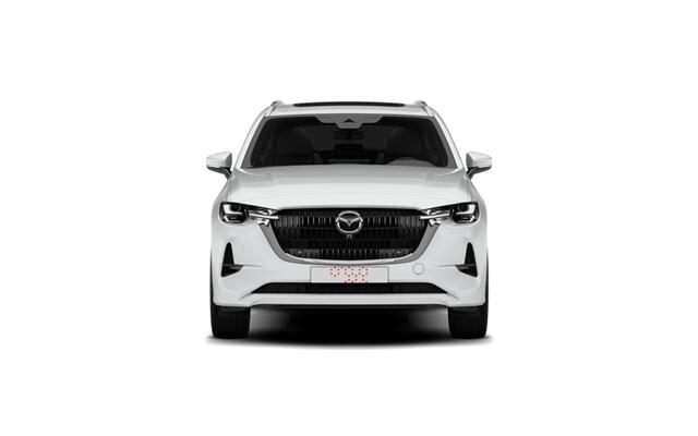 Mazda CX-80 Mazda e-Skyactiv PHEV 327 8AT AWD Homura | 12,3-inch TFT-kleurendisplay met bediening via centrale HMI Commander, touchscreen (voor Apple CarPlay / Android Auto(TM)) of voice control | 12,3-inch digitale meterset | 20-inch lichtmetalen velgen, Black