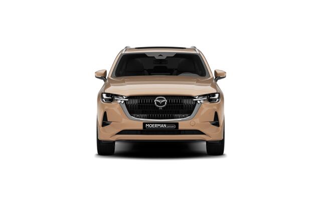 Mazda CX-80 Mazda e-Skyactiv PHEV 327 8AT AWD Homura Plus | 12,3-inch TFT-kleurendisplay met bediening via centrale HMI Commander, touchscreen (voor Apple CarPlay / Android Auto(TM)) of voice control | 12,3-inch digitale meterset | 20-inch lichtmetalen velgen, Black