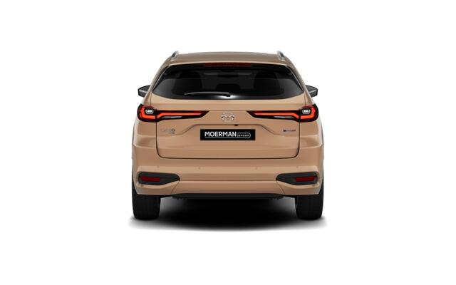 Mazda CX-80 Mazda e-Skyactiv PHEV 327 8AT AWD Homura Plus | 12,3-inch TFT-kleurendisplay met bediening via centrale HMI Commander, touchscreen (voor Apple CarPlay / Android Auto(TM)) of voice control | 12,3-inch digitale meterset | 20-inch lichtmetalen velgen, Black