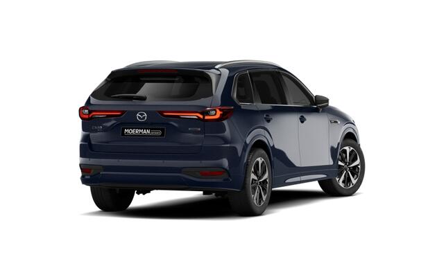 Mazda CX-80 Mazda e-Skyactiv PHEV 327 8AT AWD Homura Plus | 12,3-inch TFT-kleurendisplay met bediening via centrale HMI Commander, touchscreen (voor Apple CarPlay / Android Auto(TM)) of voice control | 12,3-inch digitale meterset | 20-inch lichtmetalen velgen, Black