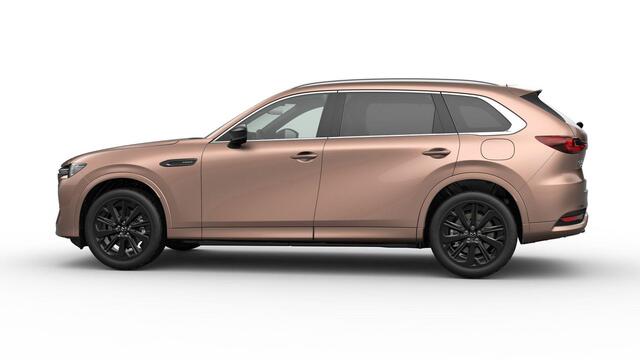 Mazda CX-80 Mazda e-Skyactiv PHEV 327 8AT AWD Homura Plus | 12,3-inch TFT-kleurendisplay met bediening via centrale HMI Commander, touchscreen (voor Apple CarPlay / Android Auto(TM)) of voice control | 12,3-inch digitale meterset | 20-inch lichtmetalen velgen, Black