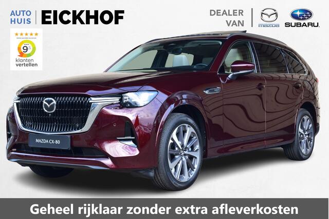 Mazda CX-80 2.5 e-SkyActiv PHEV Takumi Plus - Captain Seats - ¤ 4.000,- Introductiekorting