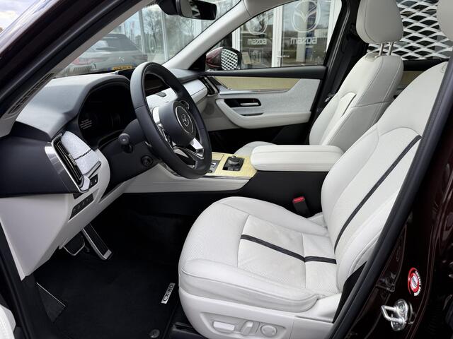 Mazda CX-80 2.5 e-SkyActiv PHEV Takumi Plus 6p. | CERAMISCHE COATING INTERIEUR + EXTERIEUR | 6 JAAR FABRIEKSGARANTIE | CAPTAIN SEATS |