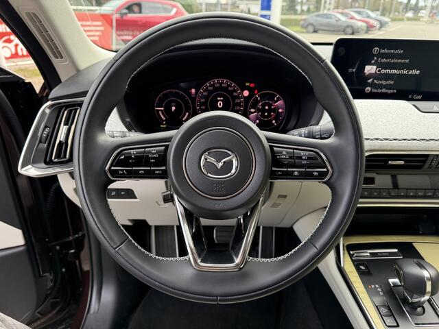 Mazda CX-80 2.5 e-SkyActiv PHEV Takumi Plus 6p. | CERAMISCHE COATING INTERIEUR + EXTERIEUR | 6 JAAR FABRIEKSGARANTIE | CAPTAIN SEATS |