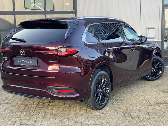 Mazda CX-80 2.5 e-SkyActiv PHEV Homura Plus 7 pers VAN 74.390,- VOOR 71.390,-