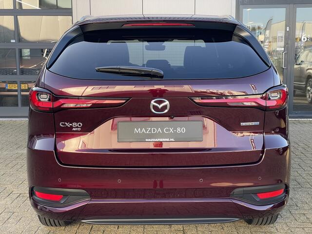 Mazda CX-80 2.5 e-SkyActiv PHEV Homura Plus 7 pers VAN 74.390,- VOOR 71.390,-