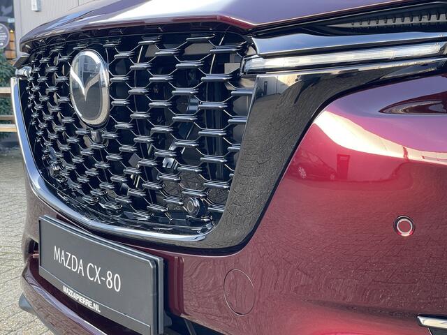 Mazda CX-80 2.5 e-SkyActiv PHEV Homura Plus 7 pers VAN 74.390,- VOOR 71.390,-