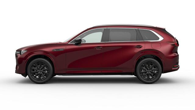 Mazda CX-80 2.5 e-SkyActiv PHEV Homura Plus / Artisan Red / Zwart Nappa leder