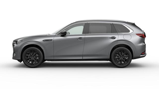 Mazda CX-80 Homura Plus - Tan Nappa Leder Captain Seat Pack | 12,3-inch TFT-kleurendisplay met bediening via centrale HMI Commander, touchscreen (voor Apple CarPlay / Android Auto(TM)) of voice control | 12,3-inch digitale meterset | 20-inch lichtmetalen velgen, Blac