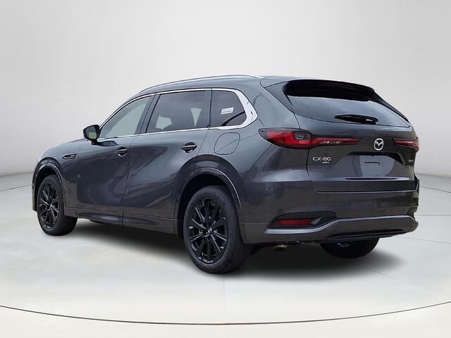 Mazda CX-80 2.5 e-SkyActiv PHEV Homura Business Edition 6p. | Tan interieur | Captain seats | Bose | Elektrische achterklep | 360 camera | Stoel koeling en verwarming | Navigatie | Adaptieve cruise control |