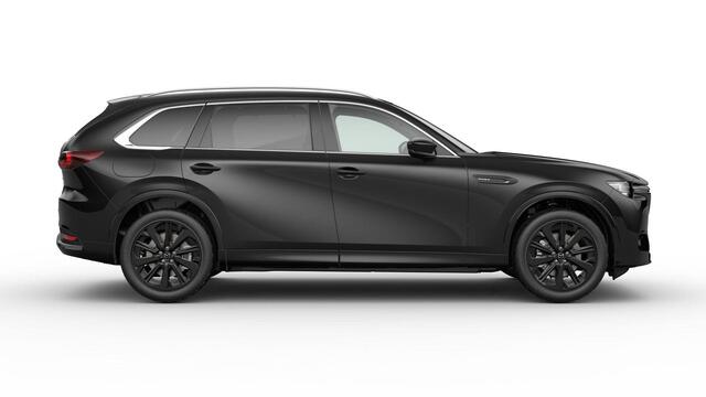 Mazda CX-80 Homura Plus - Zwart Nappa Leder | 12,3-inch TFT-kleurendisplay met bediening via centrale HMI Commander, touchscreen (voor Apple CarPlay / Android Auto(TM)) of voice control | 12,3-inch digitale meterset | 20-inch lichtmetalen velgen, Black