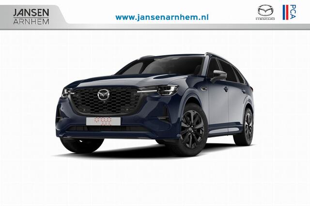 Mazda CX-80 Homura Plus - Tan Nappa Leder Captain Seat Pack | 12,3-inch TFT-kleurendisplay met bediening via centrale HMI Commander, touchscreen (voor Apple CarPlay / Android Auto(TM)) of voice control | 12,3-inch digitale meterset | 20-inch lichtmetalen velgen, Blac