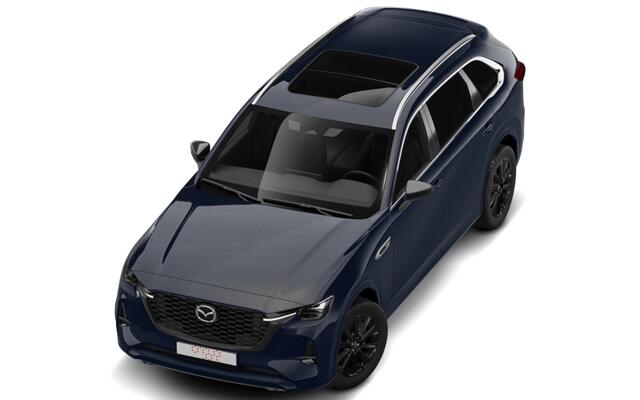 Mazda CX-80 Homura Plus - Tan Nappa Leder Captain Seat Pack | 12,3-inch TFT-kleurendisplay met bediening via centrale HMI Commander, touchscreen (voor Apple CarPlay / Android Auto(TM)) of voice control | 12,3-inch digitale meterset | 20-inch lichtmetalen velgen, Blac