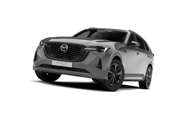 Mazda CX-80 Homura Plus - Tan Nappa Leder Captain Seat Pack | 12,3-inch TFT-kleurendisplay met bediening via centrale HMI Commander, touchscreen (voor Apple CarPlay / Android Auto(TM)) of voice control | 12,3-inch digitale meterset | 20-inch lichtmetalen velgen, Blac
