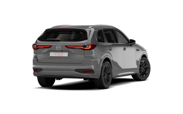 Mazda CX-80 Homura Plus | 12,3-inch TFT-kleurendisplay met bediening via centrale HMI Commander, touchscreen (voor Apple CarPlay / Android Auto(TM)) of voice control | 12,3-inch digitale meterset | 20-inch lichtmetalen velgen, Black