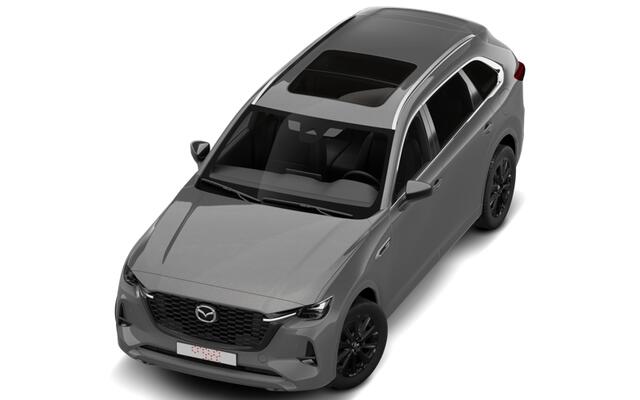 Mazda CX-80 Homura Plus | 12,3-inch TFT-kleurendisplay met bediening via centrale HMI Commander, touchscreen (voor Apple CarPlay / Android Auto(TM)) of voice control | 12,3-inch digitale meterset | 20-inch lichtmetalen velgen, Black