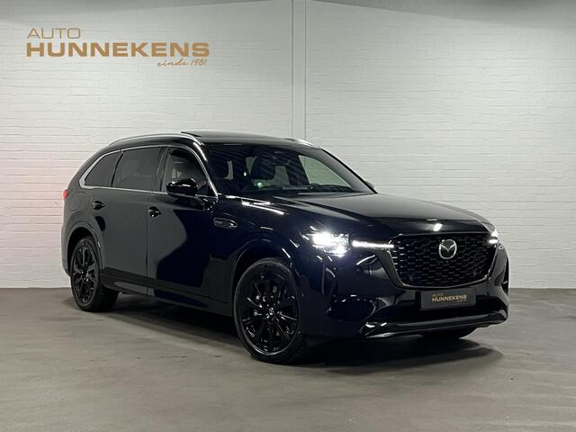 Mazda CX-80 2.5 e-SkyActiv PHEV Homura Plus 7 persoons | Open dak | Adapt. Cruise | Stoelventilatie | Stuur-/Stoelverwarming | 360 camera | Head-up | Carplay | Bose sound | Memory