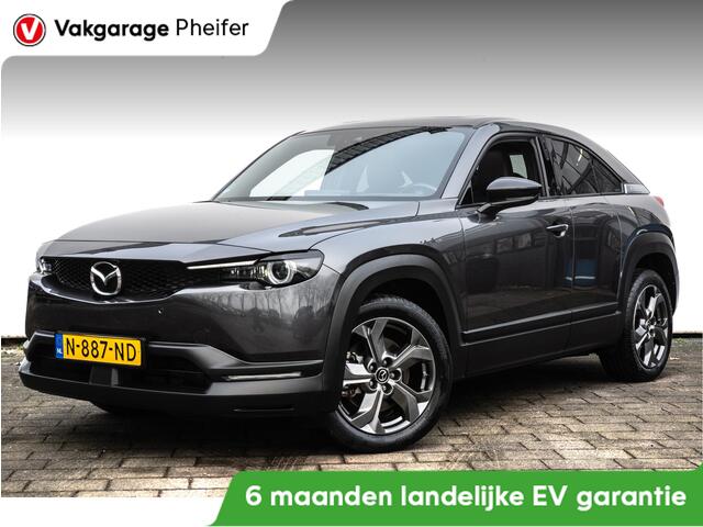 Mazda MX-30 e-SkyActiv 145 Luxury 36 kWh Schuifdak/ Bose/ Stoel-stuurverwarming/ Dab/ Camera/ Carplay/ Navigatie/ Head-up/ Blindspot