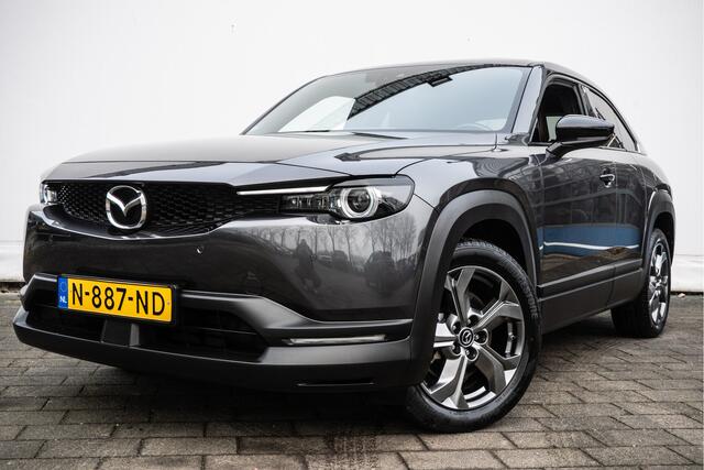 Mazda MX-30 e-SkyActiv 145 Luxury 36 kWh Schuifdak/ Bose/ Stoel-stuurverwarming/ Dab/ Camera/ Carplay/ Navigatie/ Head-up/ Blindspot