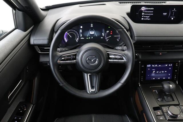 Mazda MX-30 E-SKYACTIV R-EV 170 EXCLUSIVE-LINE -ADAP.CRUISE|HEAD-UP DISP.|STOEL/STUURVERW.|MEMORY-SEATS|CAMERA|TREKHAAK|18"