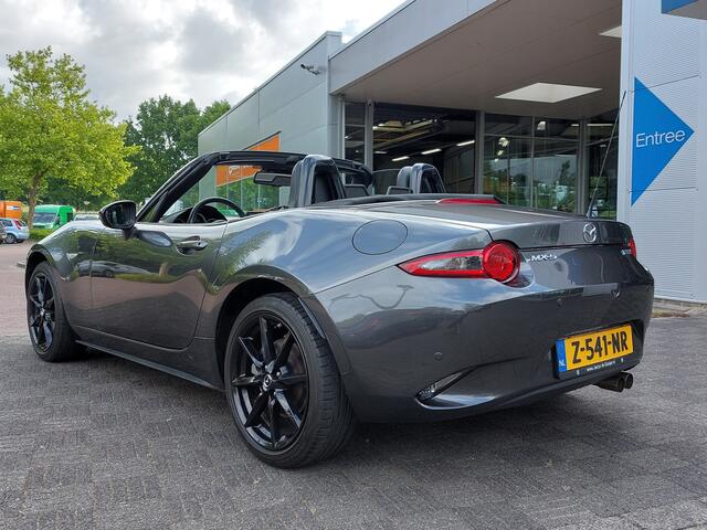 Mazda MX-5 2.0 SkyActiv-G 184pk GT-M | Navi | Clima | Cruise | Led Koplampen | Pdc+Camera | Stoelverwarming | Dodehoek+Rijstrook+Licht+Regensensor | 17''lm