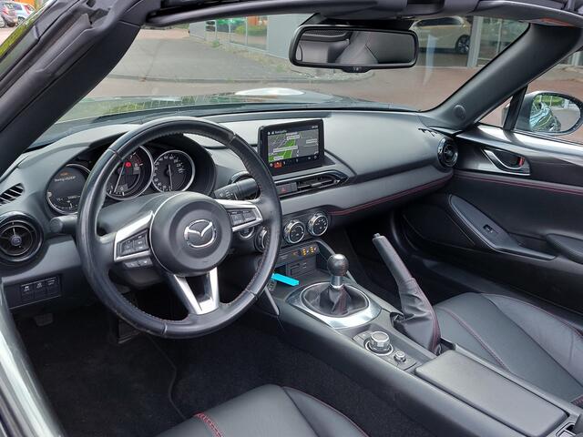 Mazda MX-5 2.0 SkyActiv-G 184pk GT-M | Navi | Clima | Cruise | Led Koplampen | Pdc+Camera | Stoelverwarming | Dodehoek+Rijstrook+Licht+Regensensor | 17''lm