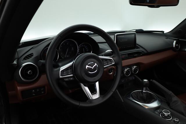 Mazda MX-5 RF 2.0 SkyActiv-G 160pk | Cruise | Stoelver. | Keyless | Leder | PDC A | 16"