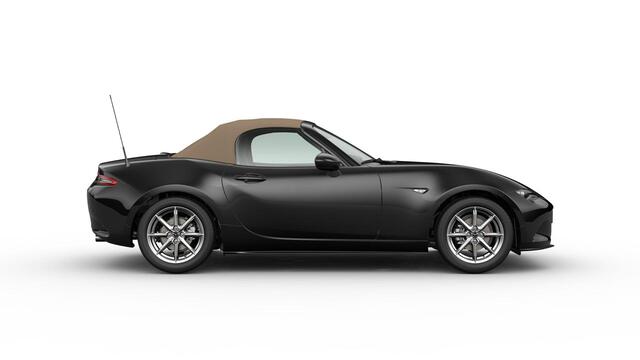 Mazda MX-5 Kazari | 16-inch lichtmetalen velgen in Black Metallic (Skyactiv-G 132) | 16-inch lichtmetalen velgen in Bright Dark (Skyactiv-G 132) | 17-inch lichtmetalen velgen in Machining (Skyactiv-G 184)