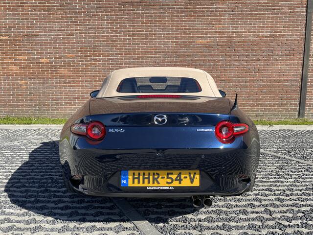 Mazda MX-5 1.5 SkyActiv-G 132 PK Kazari NAVI | CLIMATE CONTROL | ACHTERUITRIJCAMERA PARKEERSENSORTEN V+A | LEDER INTERIEUR