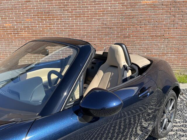 Mazda MX-5 1.5 SkyActiv-G 132 PK Kazari NAVI | CLIMATE CONTROL | ACHTERUITRIJCAMERA PARKEERSENSORTEN V+A | LEDER INTERIEUR