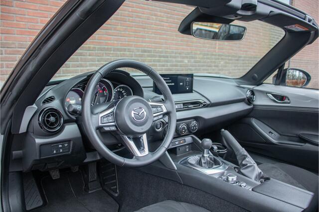 Mazda MX-5 1.5 SkyActiv-G 132 Prime-Line, 1e eigenaar, 13.000km NAP, Carplay, Alcantara, PDC, Navigatie, Full LED.