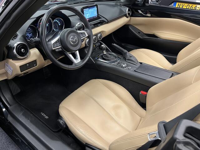Mazda MX-5 ND Roadster 1.5 SkyActiv-G 131PK Sakura Limited Bose Leder PDC Apple CarPlay