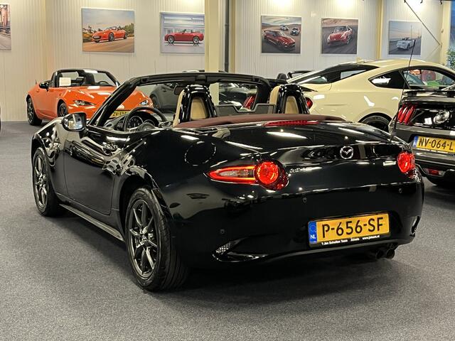 Mazda MX-5 ND Roadster 1.5 SkyActiv-G 131PK Sakura Limited Bose Leder PDC Apple CarPlay