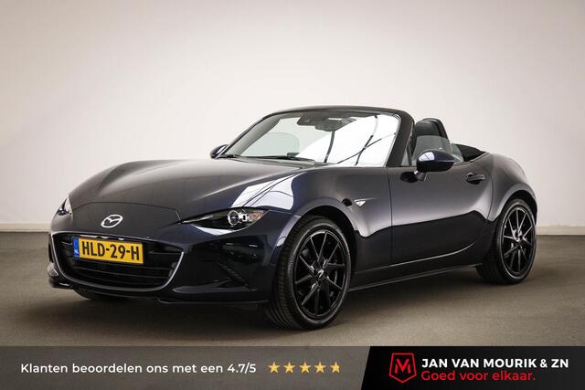Mazda MX-5 1.5 SkyActiv-G 132 GT-M | DEEP CRYSTAL BLUE | LEDER | STOELVERWARMING | DAB | APPLE / ANDROID | 17"