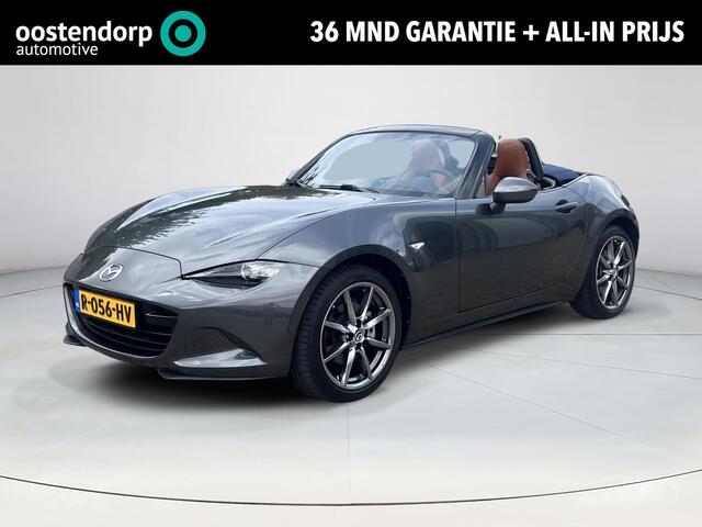Mazda MX-5 2.0 SkyActiv-G 184 Luxury | Cruise Control | Apple Carplay / Android Auto | Navigatie Systeem | BOSE Premium Audio | Stoel Verwarming | Sportuitlaat | LED-Verlichting | 17 Inch Velgen |