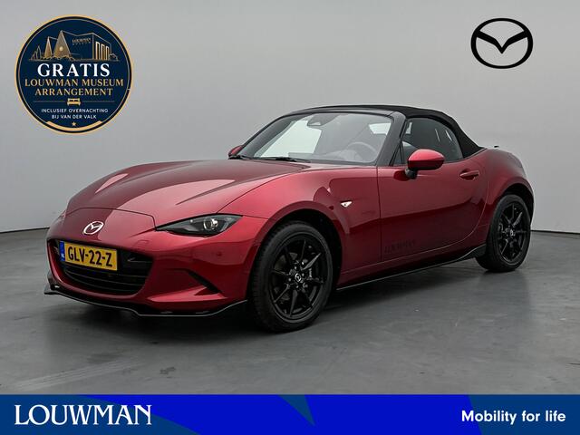 Mazda MX-5 1.5 SkyActiv-G 132 Exclusive-Line Aero pakket | Zwarte LM velgen | BOSE | Unieke auto! | Stoelverwarming | Camera | Navigatie |