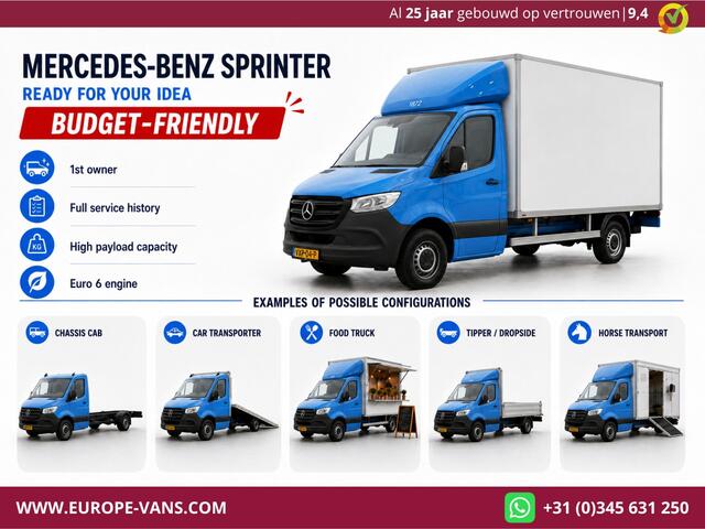 Mercedes-Benz 311 CDI Sprinter 115pk E6 RWD Bakwagen met achterdeuren 2-Persoons 12-2020