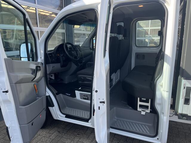 Mercedes-Benz 311 CDI Sprinter DC Bpm vrij Euro 6 Open laadbak Pick up Airco 7 persoons Trekhaak Camera Bakwagen P-up 1e eigenaar