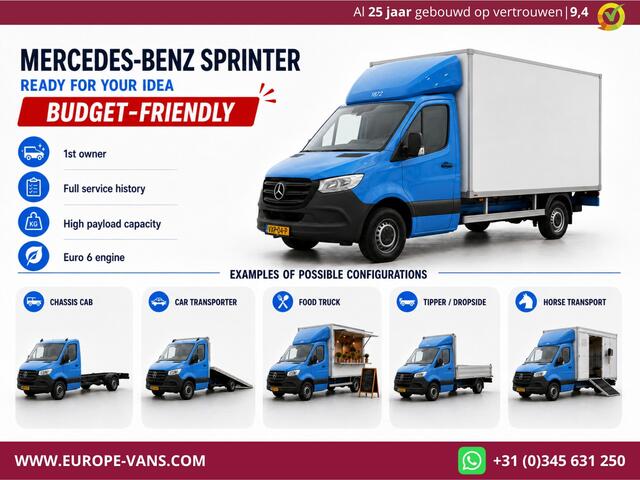 Mercedes-Benz 311 CDI Sprinter 115pk E6 RWD Bakwagen met achterdeuren 2-Persoons 07-2021