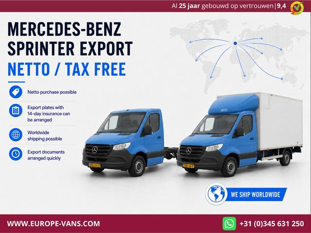Mercedes-Benz 311 CDI Sprinter 115pk E6 RWD Bakwagen met achterdeuren 2-Persoons 07-2021