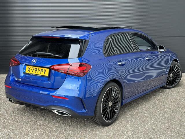 Mercedes-Benz A-KLASSE 200 | Panoramadak | Burmester Sound | Premium PLUS | Nightpakket | Memorystoelen verwarmd | Head-up display | Sfeerverlichting | Apple & Android Carplay