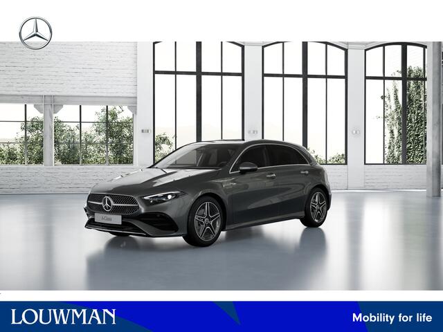 Mercedes-Benz A-KLASSE 180 Business Solution AMG | Trekhaak | Parkeerpakket met achteruitrijcamera | KEYLESS GO | Spiegelpakket | Extra USB-poorten | MULTIBEAM LED | Sfeerverlichting | Verwarmde stoelen vooraan |