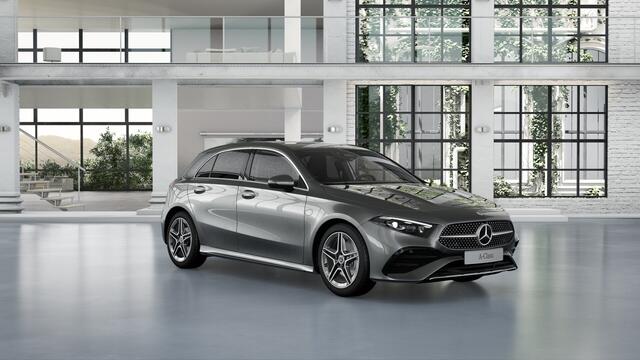 Mercedes-Benz A-KLASSE 180 Business Solution AMG | Trekhaak | Parkeerpakket met achteruitrijcamera | KEYLESS GO | Spiegelpakket | Extra USB-poorten | MULTIBEAM LED | Sfeerverlichting | Verwarmde stoelen vooraan |