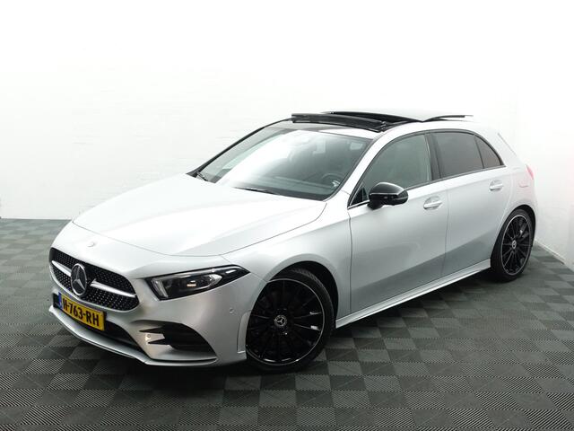 Mercedes-Benz A-KLASSE 220 AMG Night Edition Aut- Burmester Audio, Memory Seats, 360 Camera, Panodak, Sfeerverlichting, Xenon Led